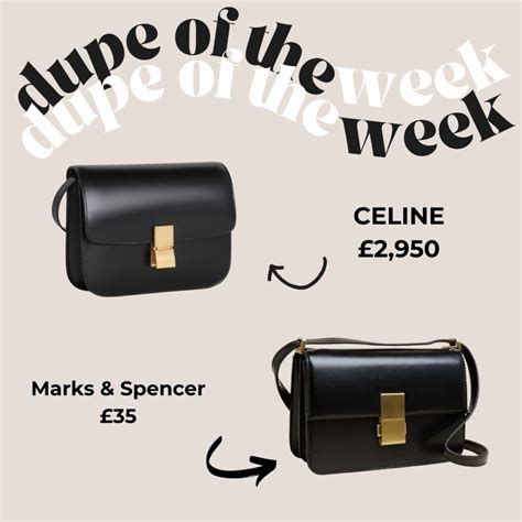 celine box bag dupes